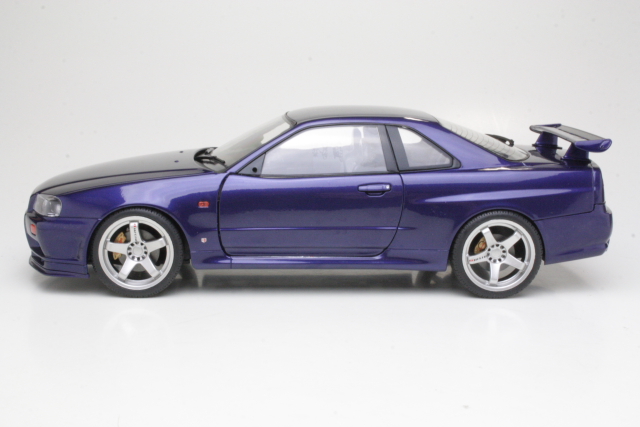 Nissan GT-R R34 1999, sininen - Sulje napsauttamalla kuva