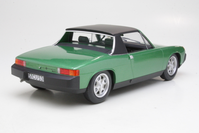 Porsche 914/4 2.0 1975, vihreä - Sulje napsauttamalla kuva