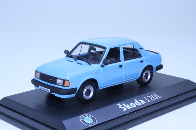 Skoda 120L 1984, sininen