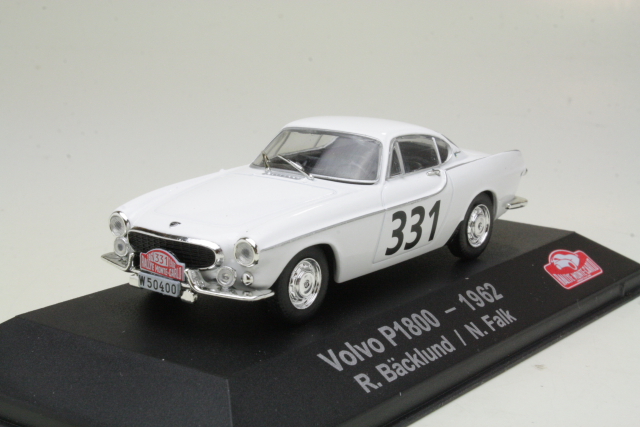 Volvo P1800, Monte Carlo 1962, R.Bäcklund, no.331 - Sulje napsauttamalla kuva