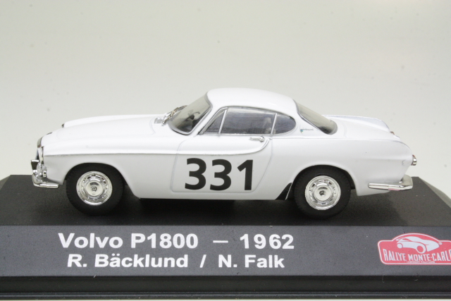 Volvo P1800, Monte Carlo 1962, R.Bäcklund, no.331 - Sulje napsauttamalla kuva