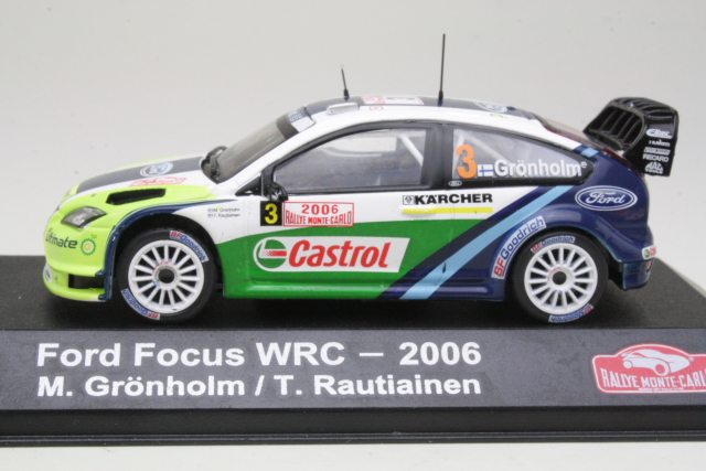 Ford Focus WRC, Monte Carlo 2006, M.Gronholm, no.3 - Sulje napsauttamalla kuva