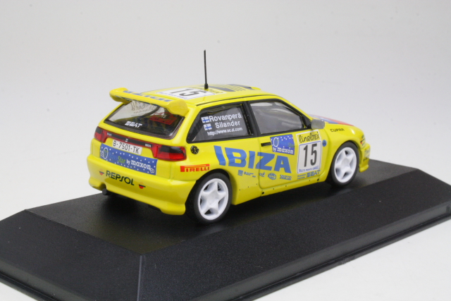 Seat Ibiza GTi, Monte Carlo 1998, H.Rovanpera, no.15 - Sulje napsauttamalla kuva