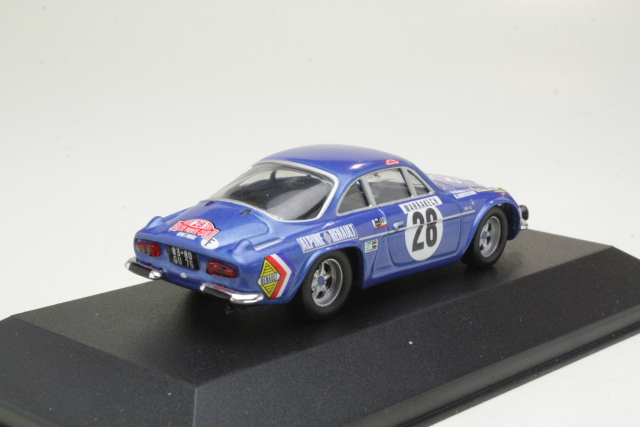 Alpine Renault A110, Monte Carlo 1971, O.Andersson, no.28 - Sulje napsauttamalla kuva