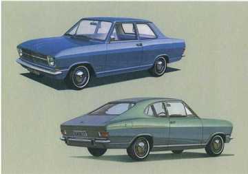 Postikortti - Opel Kadett B