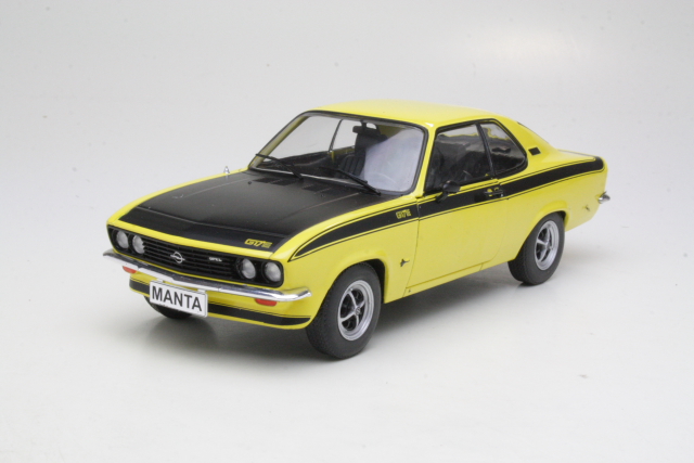 Opel Manta A GT/E 1974, yellow/black - Click Image to Close