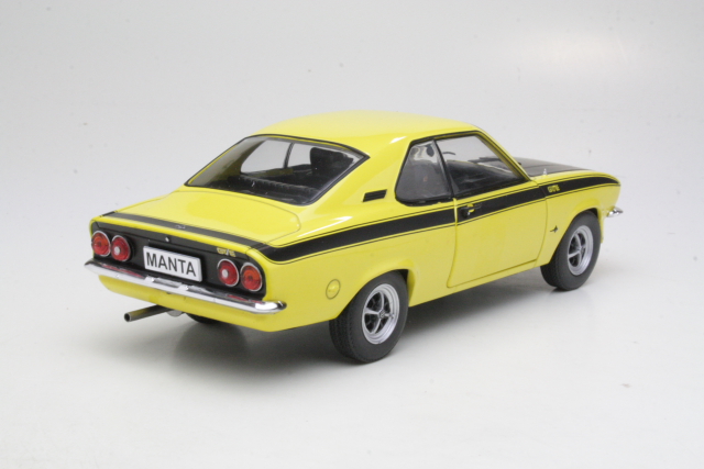 Opel Manta A GT/E 1974, yellow/black - Click Image to Close