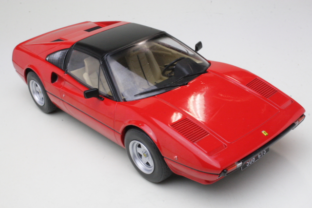 Ferrari 308 GTS 1977, punainen (katto kiinni)