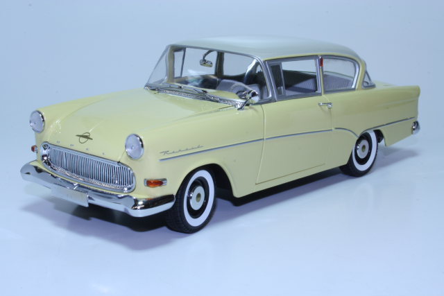 Opel Rekord P1 1958, keltainen/valkoinen