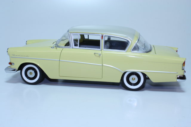 Opel Rekord P1 1958, keltainen/valkoinen