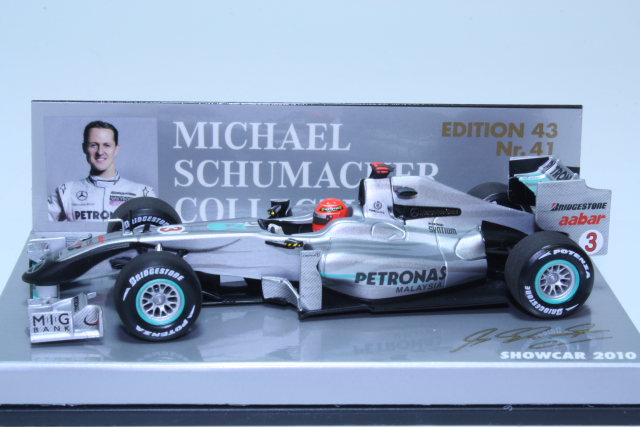 Mercedes GP F1, Show Car 2010, M.Schumacher, no.3 - Sulje napsauttamalla kuva