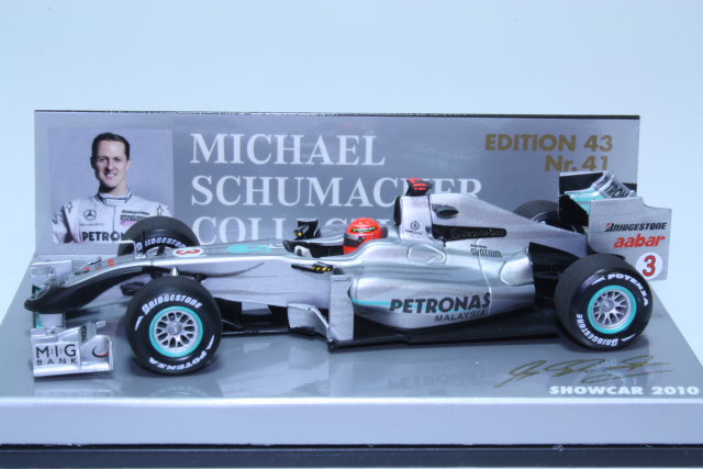 Mercedes GP W01, Show Car 2010, M.Schumacher, no.3