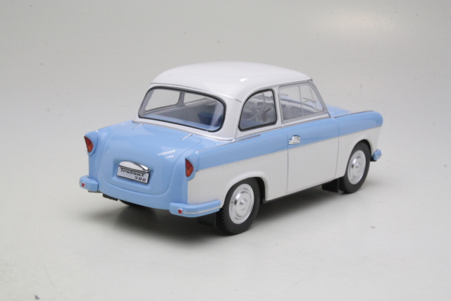 Trabant P50 1959, white/blue