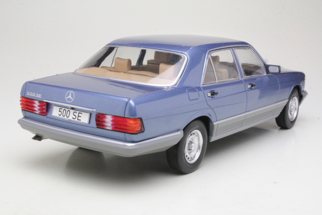 Mercedes 500SE (w126) 1979, sininen