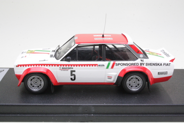 Fiat 131 Abarth, Sweden 1977, T.Mäkinen, no.5 - Sulje napsauttamalla kuva