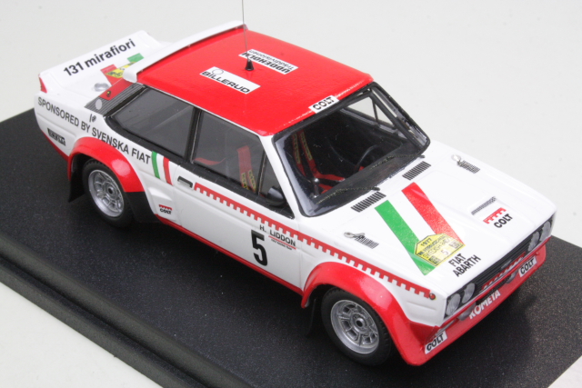 Fiat 131 Abarth, Sweden 1977, T.Mäkinen, no.5 - Sulje napsauttamalla kuva