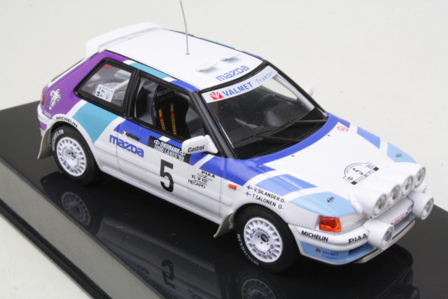 Mazda 323 GTX, Finland 1990, T.Salonen, no.5 - Sulje napsauttamalla kuva