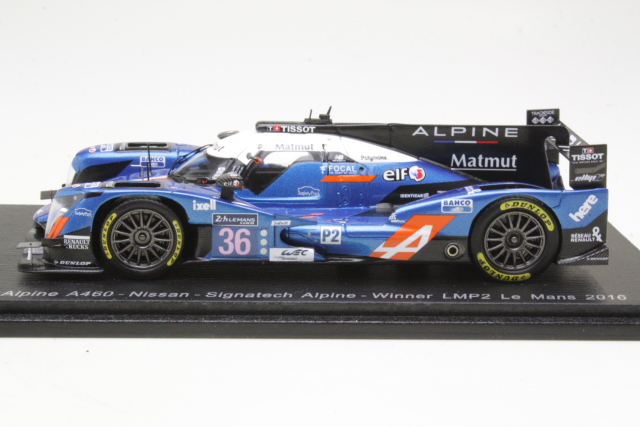 Alpine A460, Le Mans 2016, Menezes/Lapierre/Richelmi, no.36