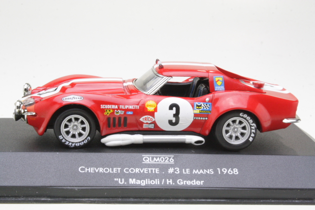 Chevrolet Corvette C3, Le Mans 1968, U.Maglioli/H.Greder, no.3 - Sulje napsauttamalla kuva