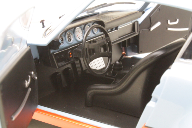 Porsche 911 RSR Coupe 1973, blue/orange