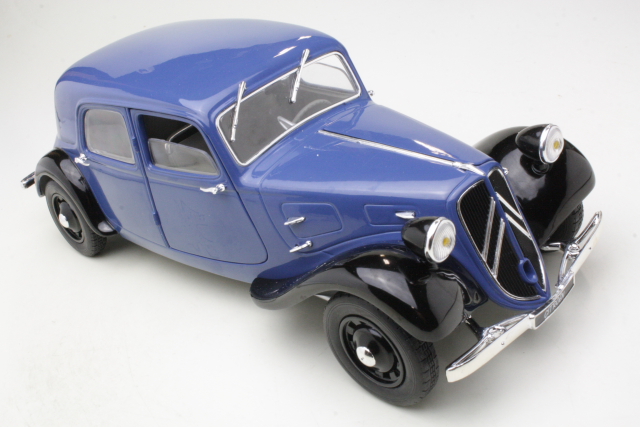 Citroen 11CV Traction 1937, sininen/musta