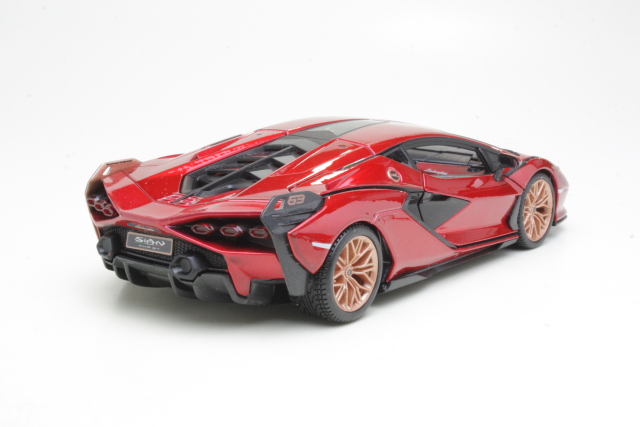 Lamborghini Sian FKP37 2019, punainen - Sulje napsauttamalla kuva