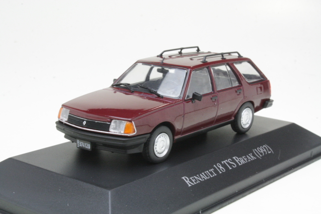 Renault R18 TS Break 1992, dark red