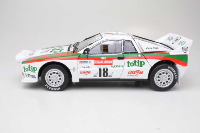 Lancia Rally 037, San Remo 1983, M.Biasion, no.18 - Sulje napsauttamalla kuva