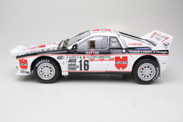 Lancia Rally 037, Costa Smeralda 1983, G.F.Cunico, no.16 - Click Image to Close