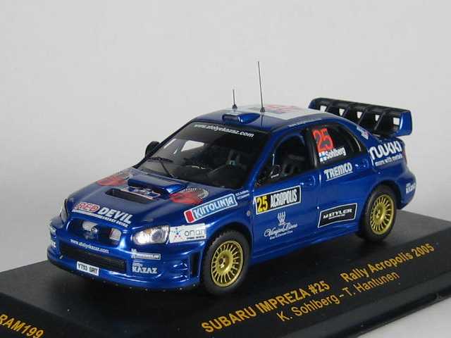 Subaru Impreza WRC, Acropolis 2005, K.Sohlberg, no.25 - Sulje napsauttamalla kuva