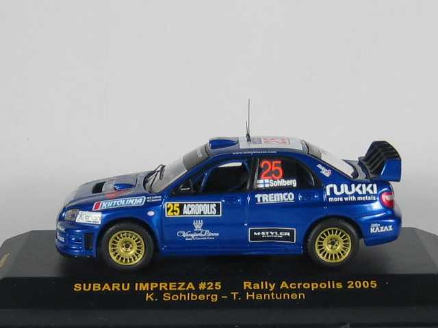 Subaru Impreza WRC, Acropolis 2005, K.Sohlberg, no.25 - Sulje napsauttamalla kuva