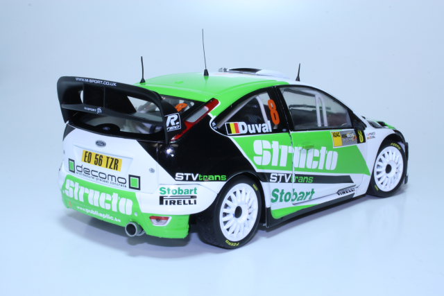 Ford Focus RS WRC, 3rd. Germany 2008, F.Duval, no.8