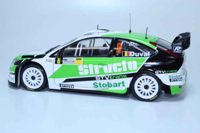 Ford Focus RS WRC, 3rd. Germany 2008, F.Duval, no.8