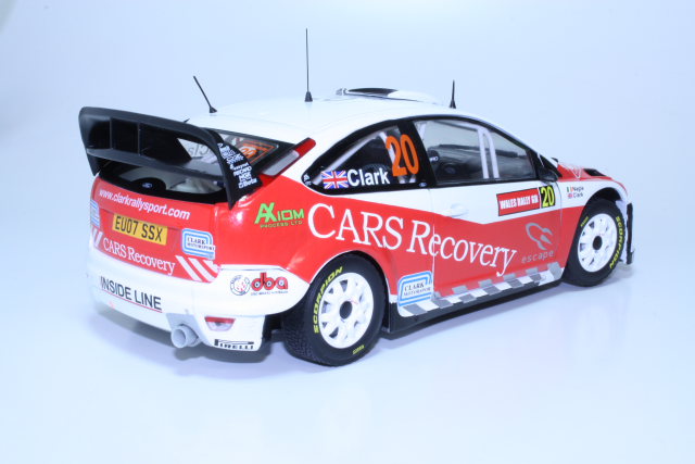 Ford Focus RS WRC, Wales 2008, B.Clark, no.20