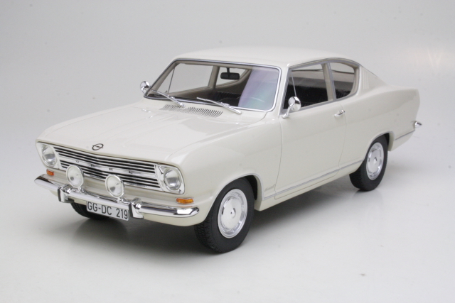 Opel Kadett B Kiemen Coupe 1966, valkoinen