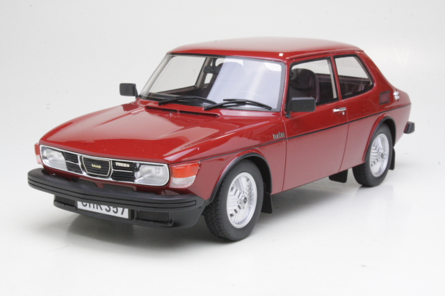 Saab 99 Turbo 1978, tummanpunainen - Sulje napsauttamalla kuva