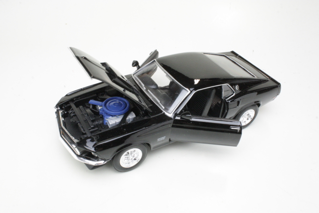 Ford Mustang Boss 429 1970, musta