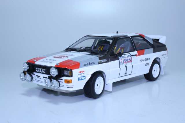 Audi Quattro, 1st. RAC 1982, H.Mikkola, no.1