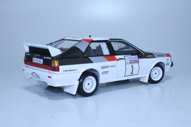 Audi Quattro, 1st. RAC 1982, H.Mikkola, no.1