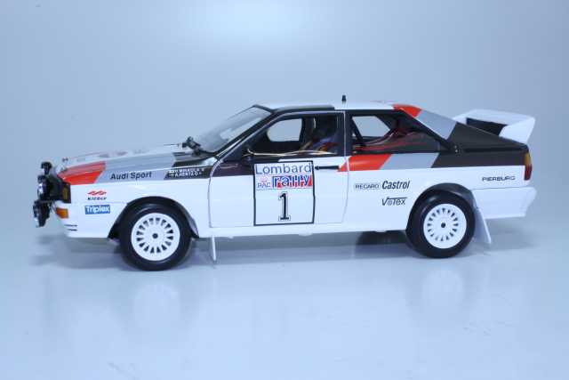 Audi Quattro, 1st. RAC 1982, H.Mikkola, no.1