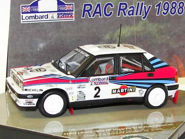 Lancia Delta HF Integrale 8V, RAC 1988, M.Alen, no.2