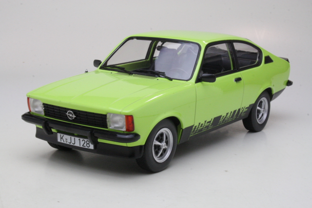 Opel Kadett C Rallye 2.0 E 1977, vaaleanvihreä - Sulje napsauttamalla kuva