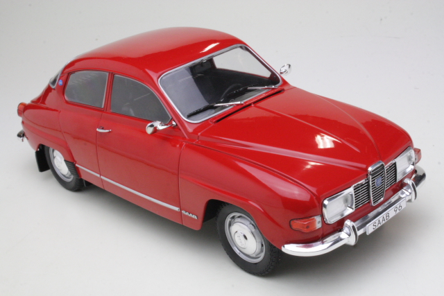 Saab 96 V4 1971, red - Click Image to Close