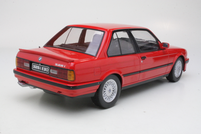 BMW 325i (e30) M-Package 1 1987, punainen - Sulje napsauttamalla kuva