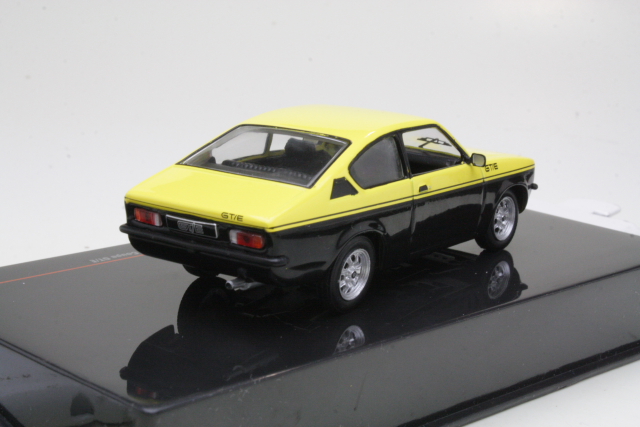 Opel Kadett C Coupe GT/E 1976, keltainen/musta - Sulje napsauttamalla kuva