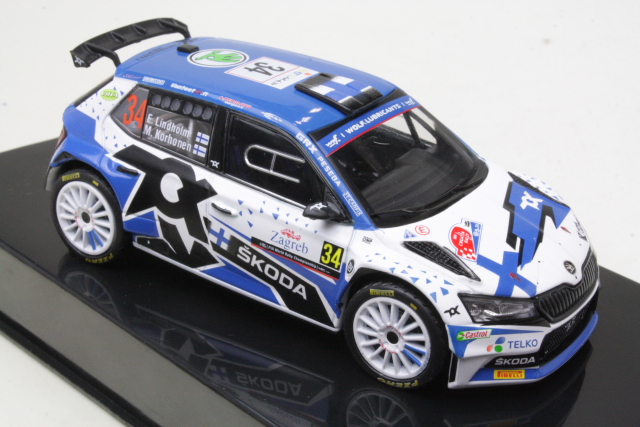 Skoda Fabia Rally 2 EVO, Croatia 2021, E.Lindholm, no.34