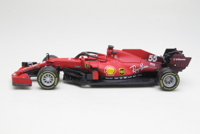 Ferrari SF21, F1 2021, C.Sainz jr., no.55 - Sulje napsauttamalla kuva