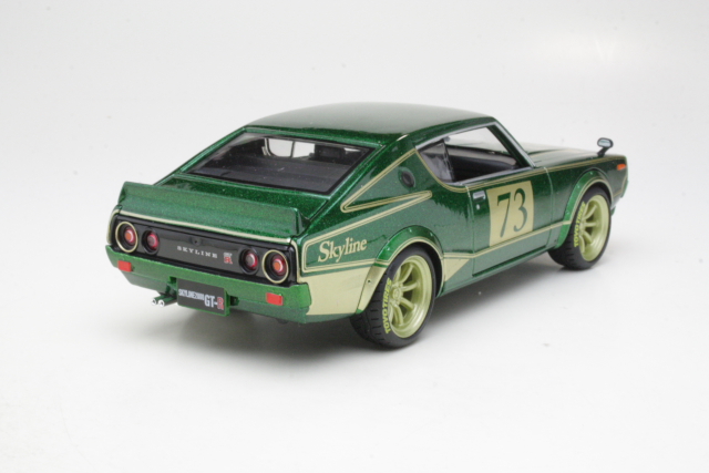 Nissan Skyline 2000 GTR 1973 "Tokyo Mod", vihreä - Sulje napsauttamalla kuva