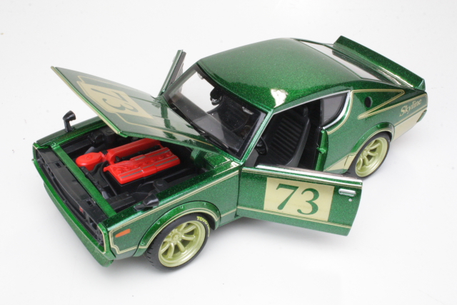 Nissan Skyline 2000 GTR 1973 "Tokyo Mod", vihreä