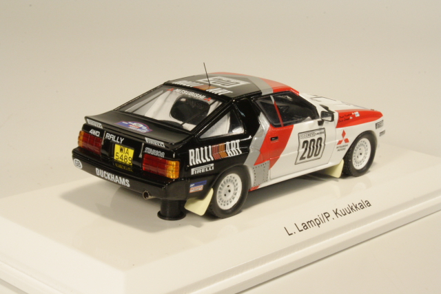 Mitsubishi Starion 4WD, Mille Pistes Rally 1984, L.Lampi, no.200 - Sulje napsauttamalla kuva
